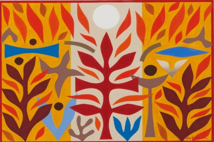 Maquette for tapestry 'Resurrection' 1986 John Coburn